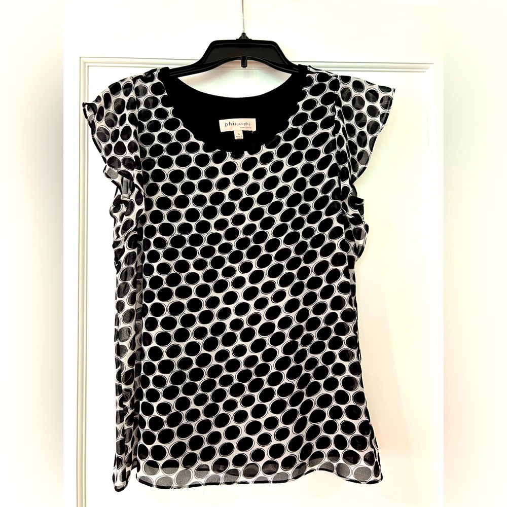 PHILOSOPHY Crew Neck Blouse